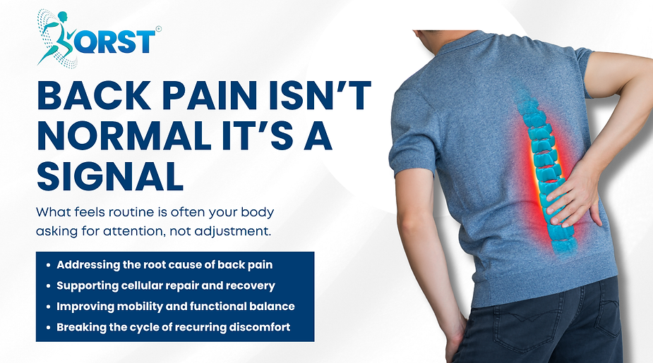 Illustration accompanying Back Pain Is Not Normal We Just Got Used to It