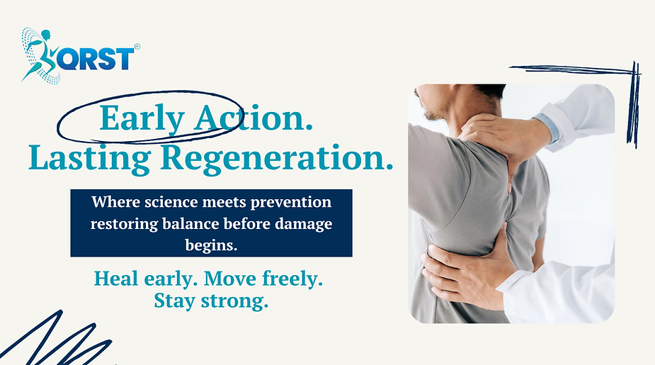 Illustration accompanying Early Diagnosis and Regeneration: The Key to Preventing Chronic Joint Damage